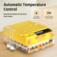 Automatic Egg Incubator – 36-Egg Digital Hatcher with Humidity Control & Candler
