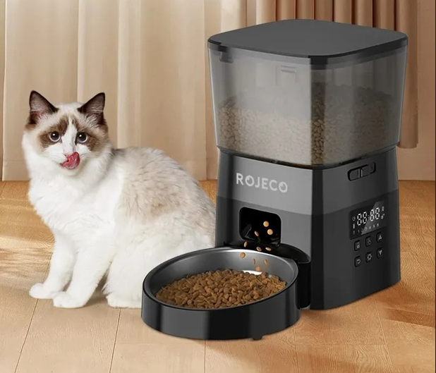 Smart Automatic Cat & Dog Feeder — LCD Display, Portion Control & Scheduled Meals