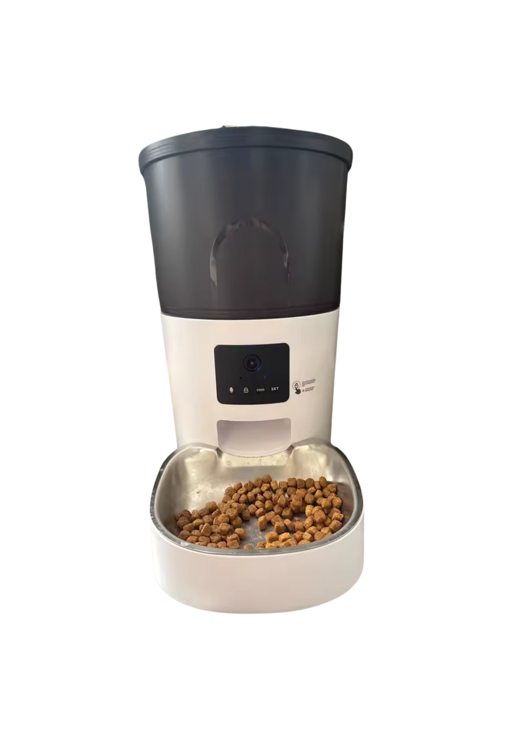 Automatic Cat Feeder 3L with HD Camera, 2-Way Talk, App Scheduling & 10-Second Meal Call