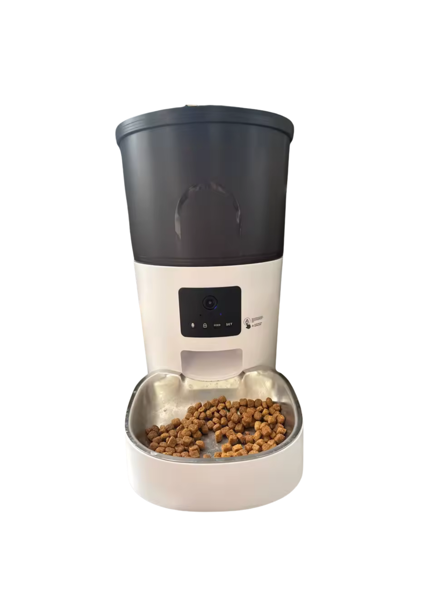 Automatic Cat Feeder 3L with HD Camera, 2-Way Talk, App Scheduling & 10-Second Meal Call