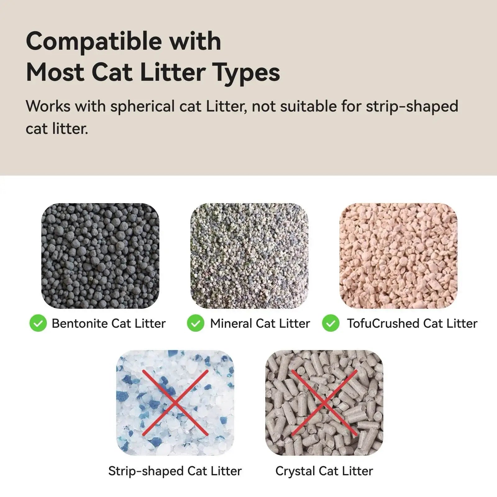 Automatic Litter Box 11L, Self-Cleaning Open-Top with Safety Sensors & Quiet 40dB Motor