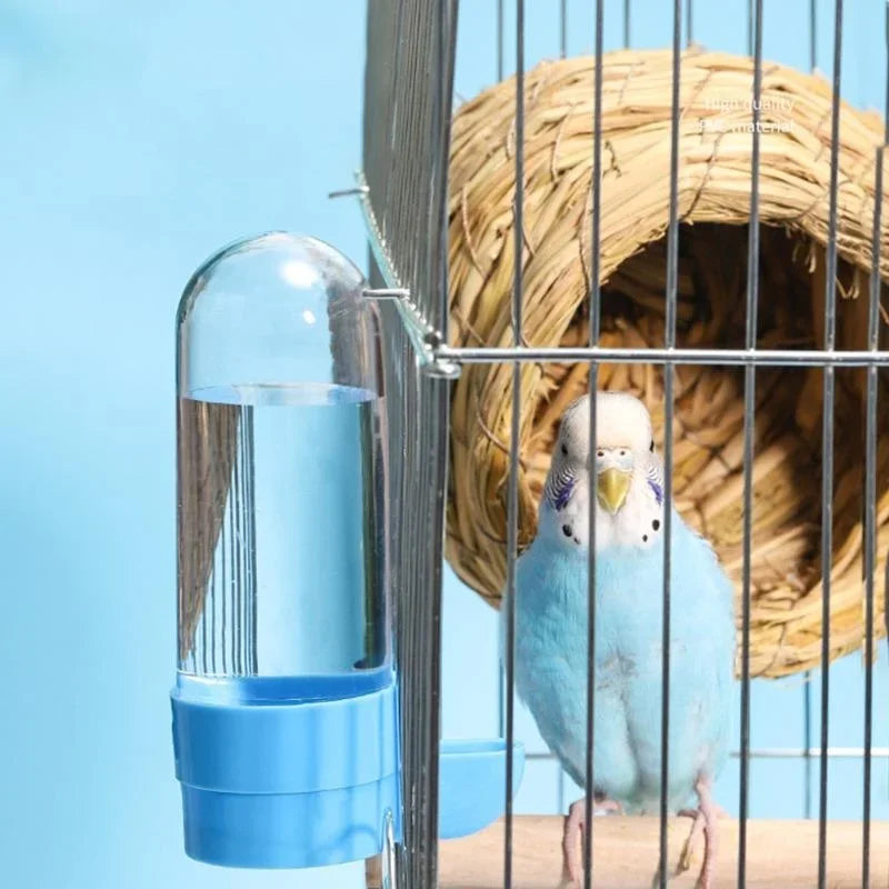 Bird Feeder & Water Dispenser, Clip-On Gravity Cup for Cages