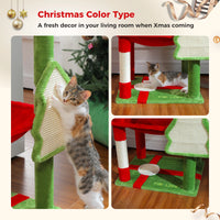 Cat Tree 143cm, 5-Level with Sisal Posts, Hammock, Condo & Top Perch