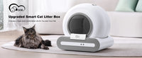 Automatic Litter Box 65L, Self-Cleaning Enclosed Drum with App Control & Low Entry