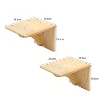 Cat Wall Shelves Climbing System, House & Bridge Set for Indoor Cats