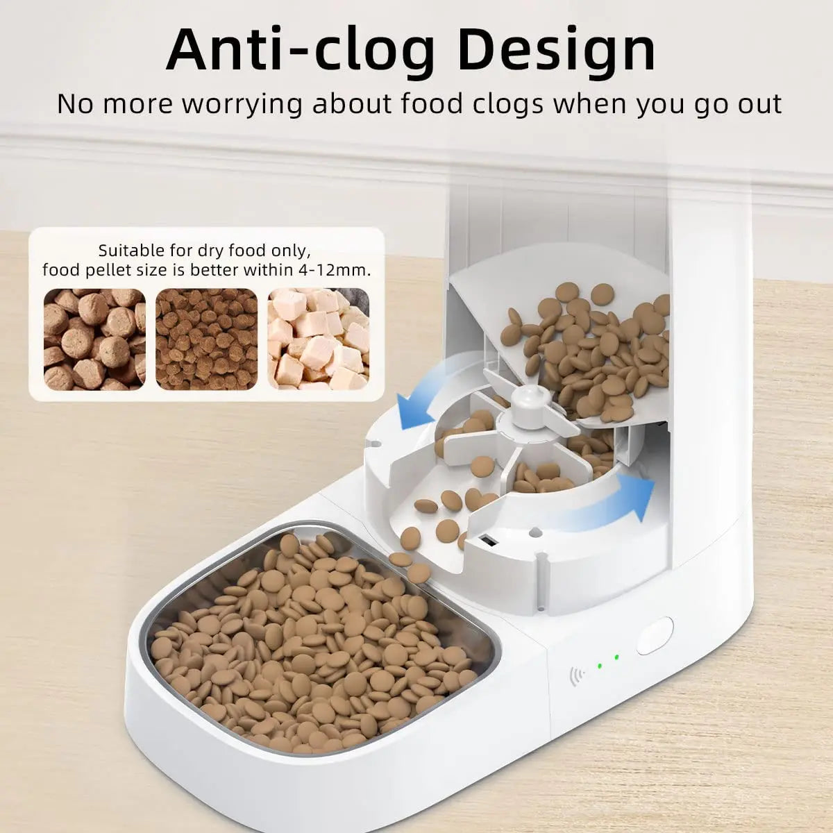Smart WiFi Automatic Cat & Dog Feeder — Remote Control & Scheduled Meals