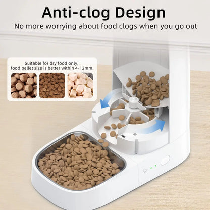 Smart WiFi Automatic Cat & Dog Feeder — Remote Control & Scheduled Meals