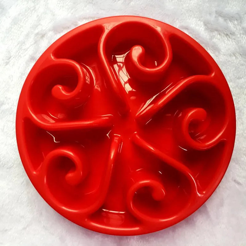Slow Feeder Dog Bowl, Anti-Gulp Maze with Non-Slip Base, Dishwasher Safe