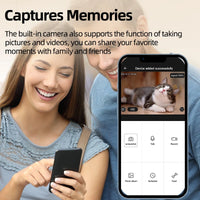 Automatic Cat Feeder 3L with HD Camera, 2-Way Talk, App Scheduling & 10-Second Meal Call