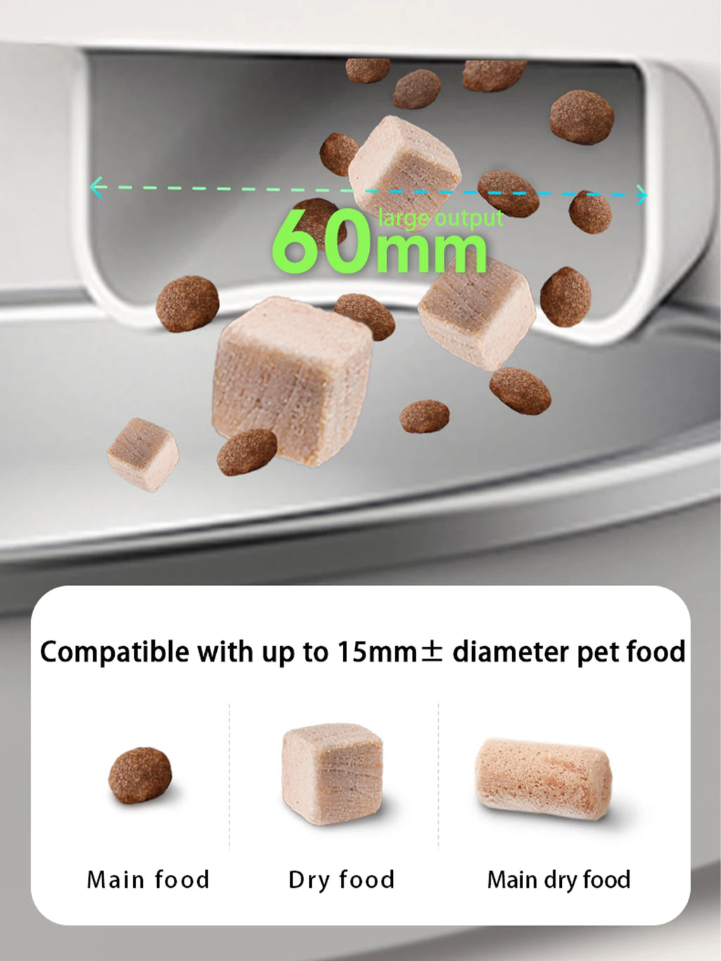 Automatic Cat Feeder 4L with 1080P Camera, Night Vision, Two-Way Voice & App Control