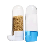 Bird Feeder & Water Dispenser, Clip-On Gravity Cup for Cages