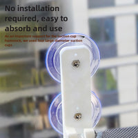Cat Window Perch 17.7" x 11.8", Foldable with 4 Suction Cups & Breathable Mesh