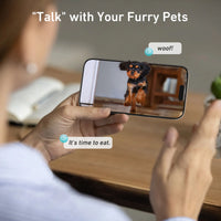 Automatic Cat Feeder 8L with 1080P Camera, Night Vision, Motion Alerts & Dual Bowl Option