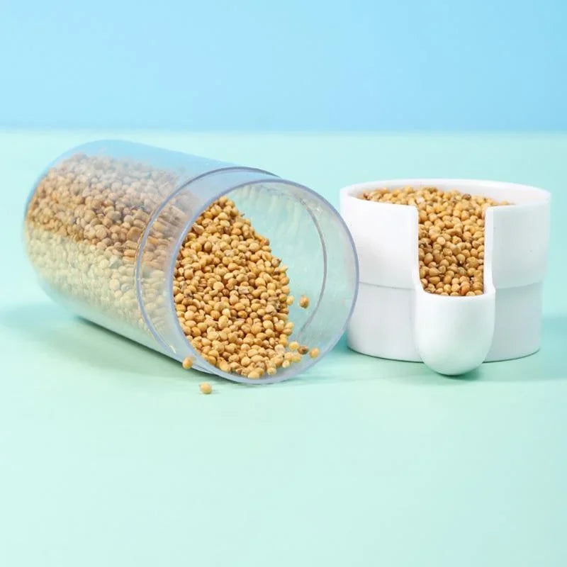 Bird Feeder & Water Dispenser, Clip-On Gravity Cup for Cages