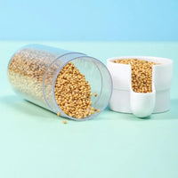 Bird Feeder & Water Dispenser, Clip-On Gravity Cup for Cages