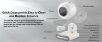 Automatic Litter Box 65L, Self-Cleaning Enclosed Drum with App Control & Low Entry
