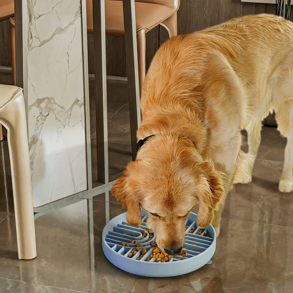 Slow Dog Feeder Silicone Licking Mat, Anxiety-Relieving Pad, Non-Slip