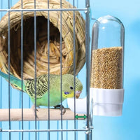 Bird Feeder & Water Dispenser, Clip-On Gravity Cup for Cages