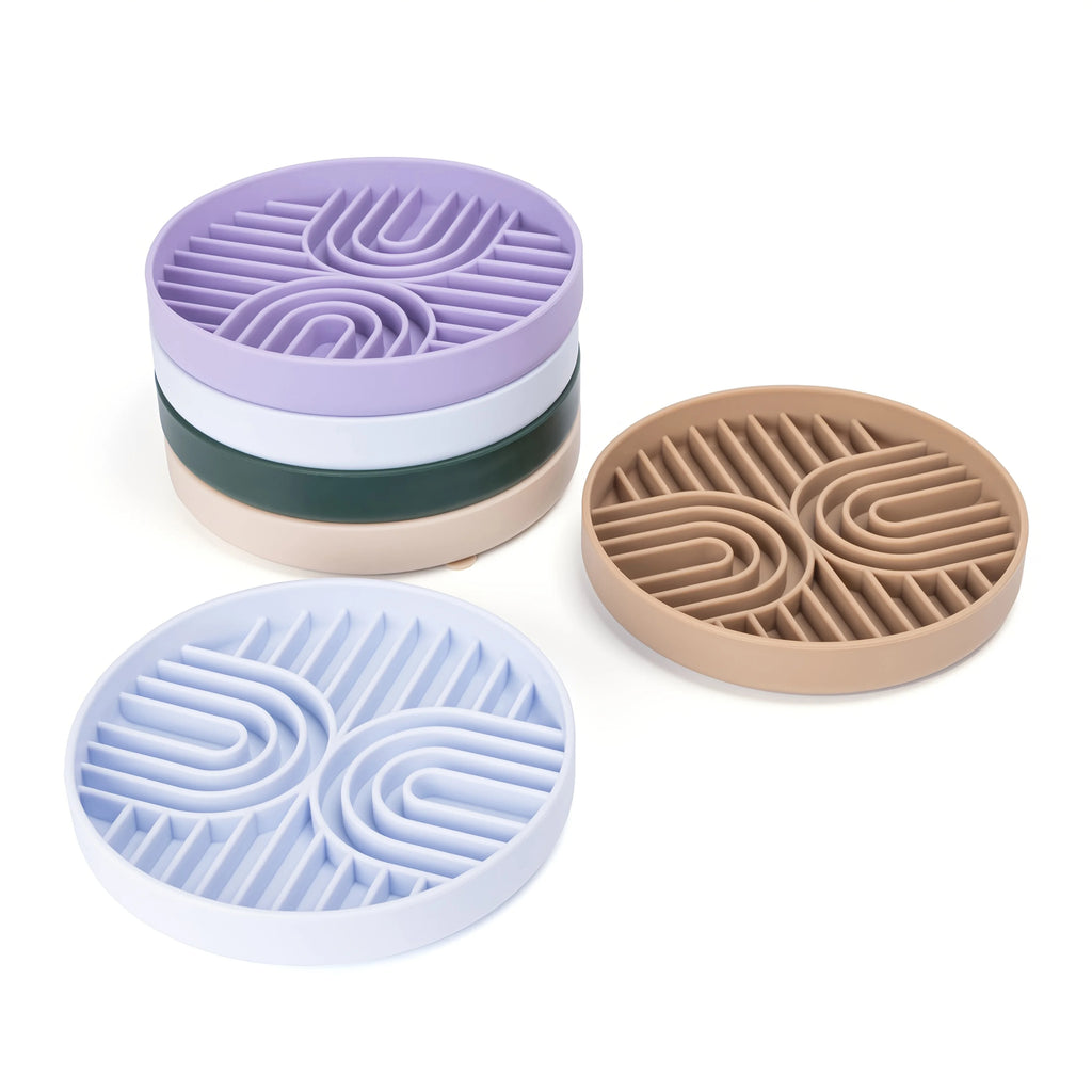 Slow Dog Feeder Silicone Licking Mat, Anxiety-Relieving Pad, Non-Slip