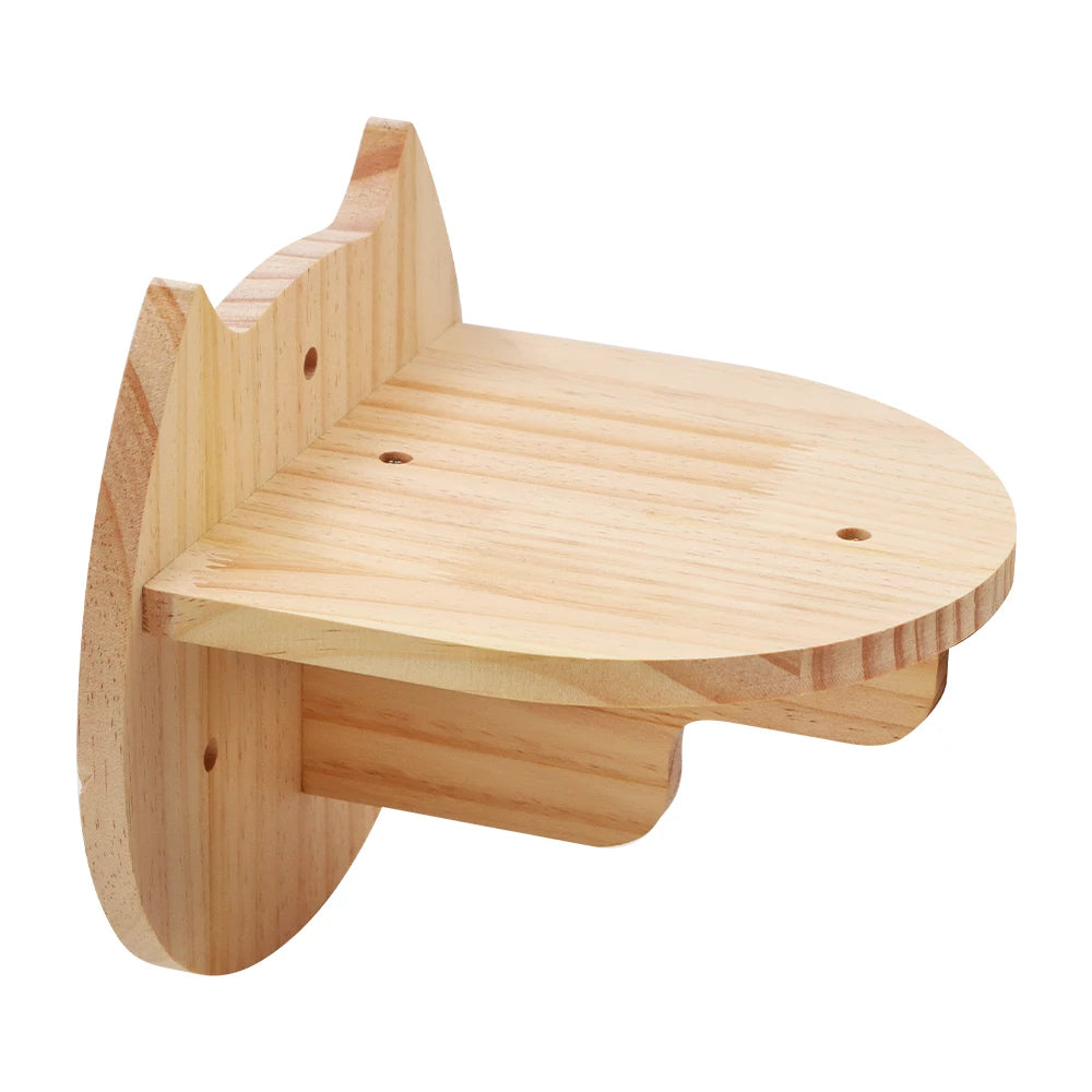 Cat Wall Shelves Climbing System, House & Bridge Set for Indoor Cats
