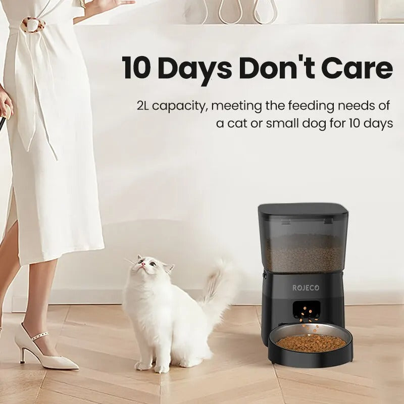 Smart Automatic Cat & Dog Feeder — LCD Display, Portion Control & Scheduled Meals