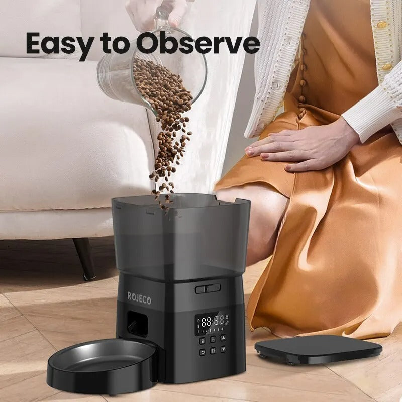 Smart Automatic Cat & Dog Feeder — LCD Display, Portion Control & Scheduled Meals